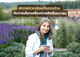 สภาพแวดล้อม ที่แตกต่าง กับการเลือกเครื่องช่วยฟังที่เหมาะสม