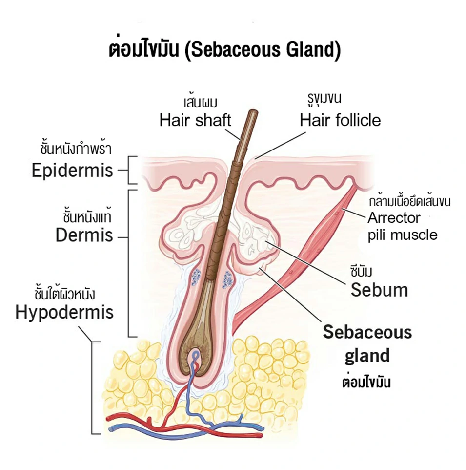 Sebum น้ำมันผิว