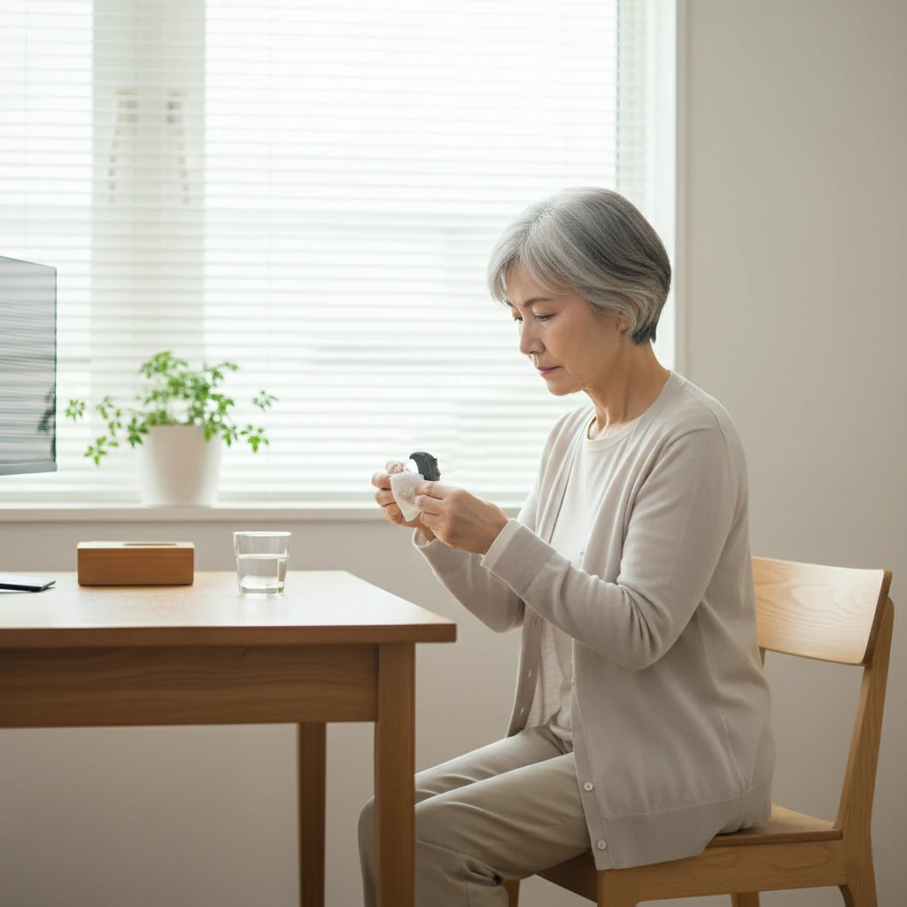 เช็ดทำความสะอาด เครื่องช่วยฟัง