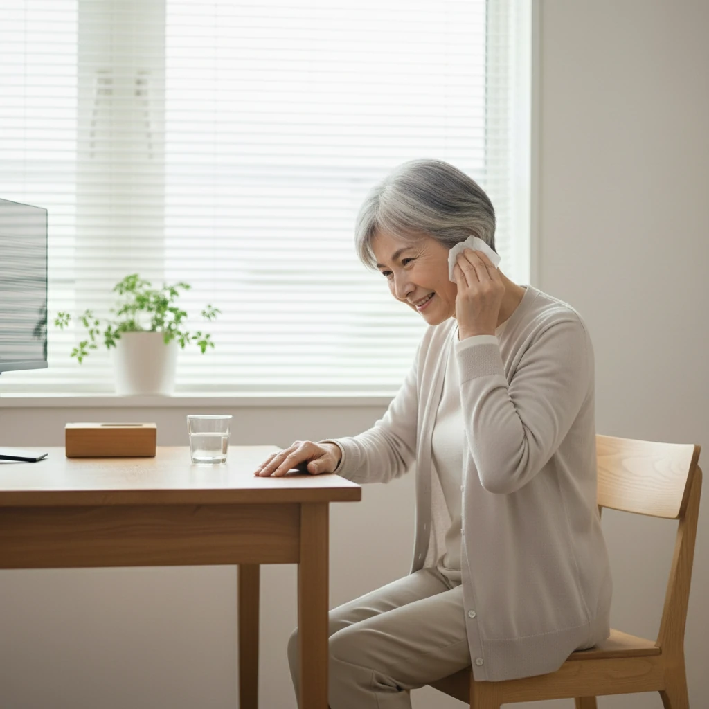 เช็ดทำความสะอาดช่องหู