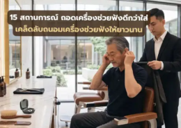 15 สถานการณ์ ถอดเครื่องช่วยฟัง ดีกว่าใส่เครื่อง